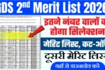 India Post GDS 2nd Merit List 2026